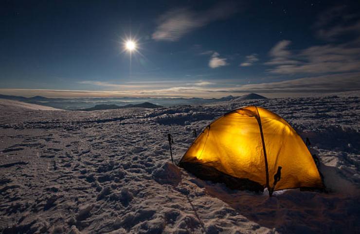 Tenda da campeggio in Antartide