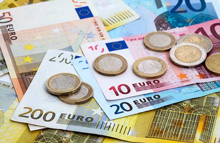 Banconote e monete dell'euro