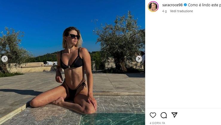 Sara Croce bikini inesistente