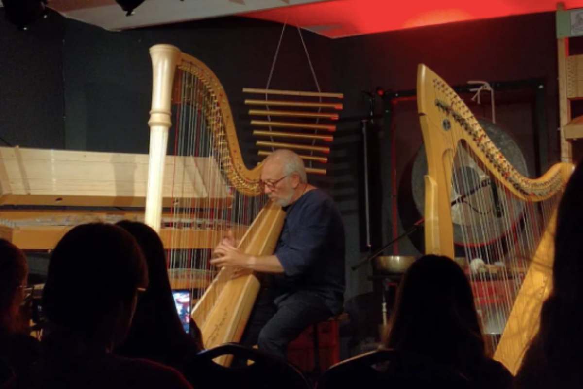 concerto per arpa nel museo di Bruges