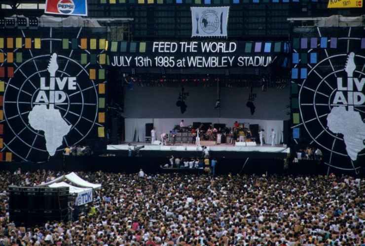 Live Aid 1985: concerto al Wembley Stadium di Londra