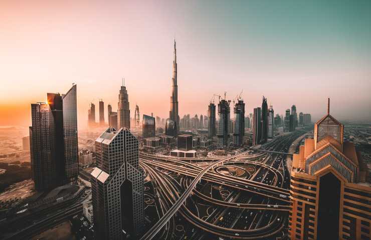 Veduta aerea Dubai