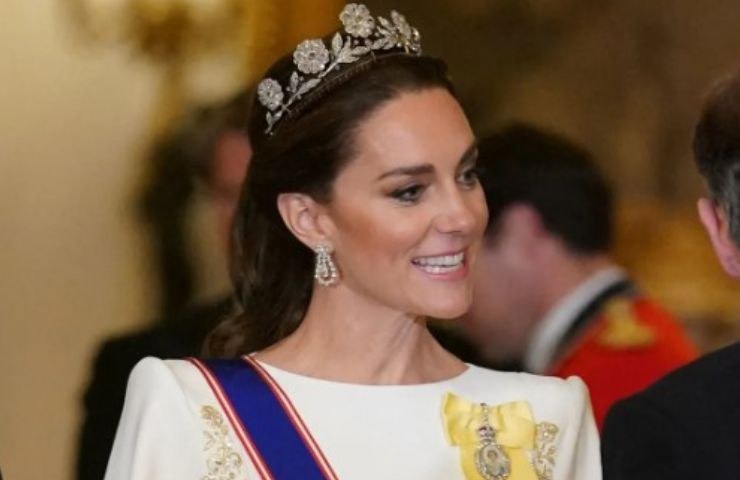 Kate Middleton durante un evento reale