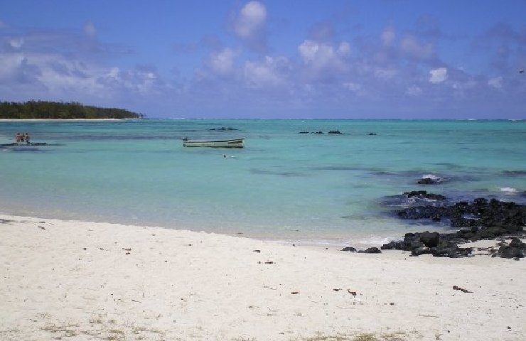 Spiaggia delle Mauritius