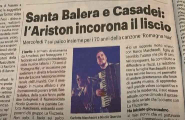 Nuova Orchestra Santa Balera rassegna stampa