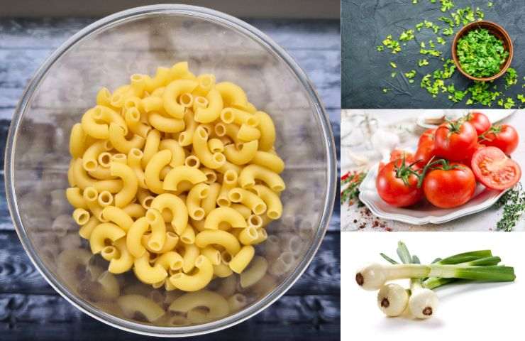 Gli ingredienti per la preparazione del piatto