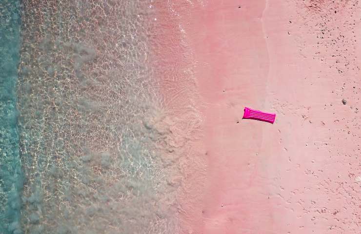 spiaggia rosa in Sardegna