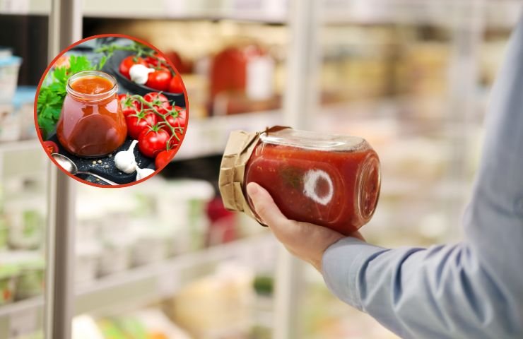 Passata di pomodoro del supermercato