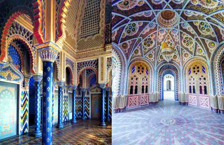mosaici del castello di sommezzano toscana